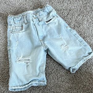 Zara Light Blue Denim Shorts